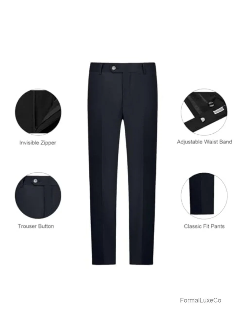 Men's Slim Fit Single Breasted Tailcoat 2 Piece Suit Swallow Tail Wedding
